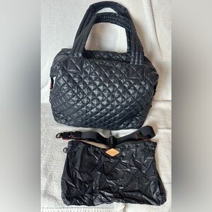 MZ Wallace Large Sutton Tote/Crossbody Black